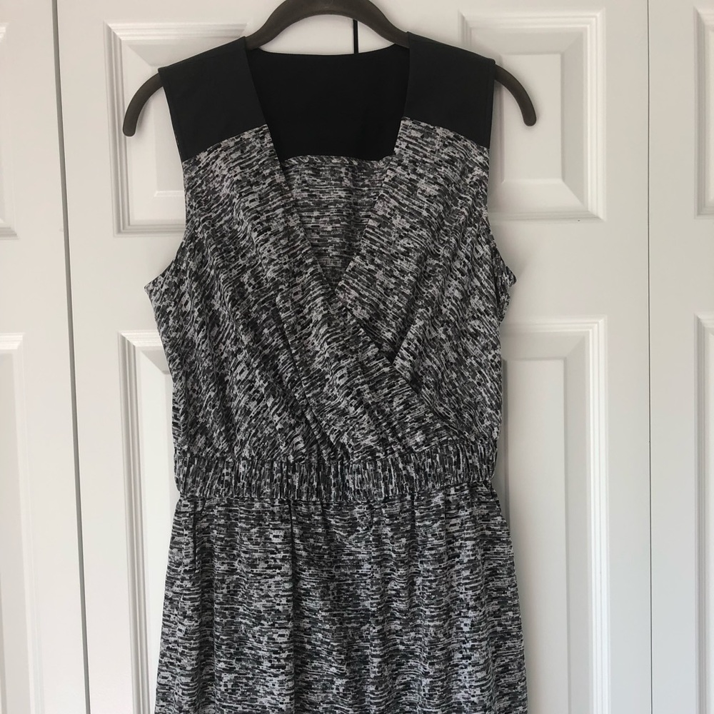 BCBGeneration Faux Leather Mini Dress with Pockets